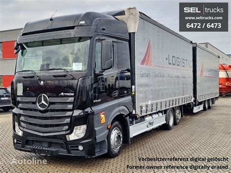 Mercedes Benz Actros 2542 VOITH Retarder Hubdach Jumbo Koffer LKW