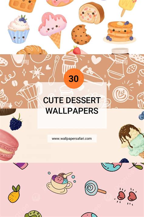 🔥 [10+] Cute Dessert Wallpapers | WallpaperSafari