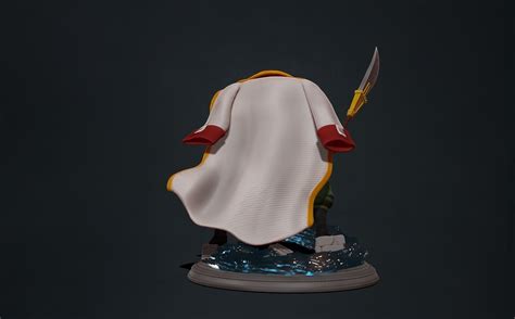 One Piece Edward Newgate Whitebeard 3d Print Statue 3D Model 3D