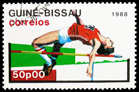 High Jump Summer Olympic Games 1988 Seoul Serie Circa 1988