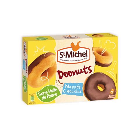 DOONUTS NAPPE CHOCOLAT X6 180G ST MICHEL