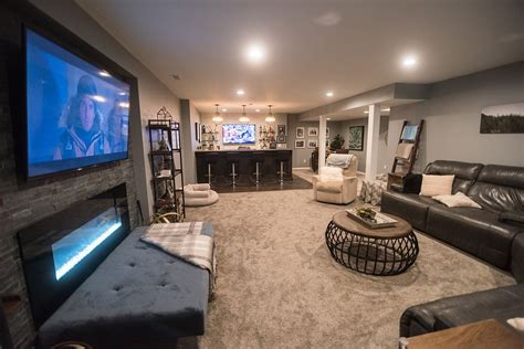 Project Gallery Farmhouse Style Basement Design South Lyon Mi