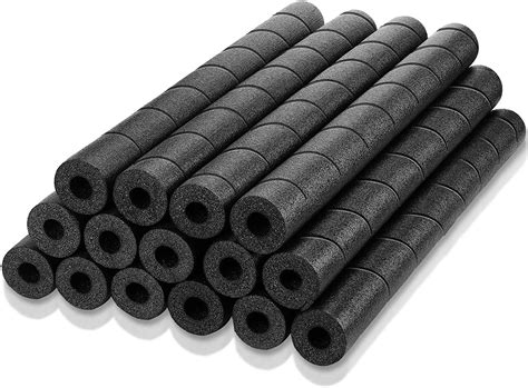 16 Pcs 25 Inch Pipe Insulation Foam Tube Spiral Foam Pole