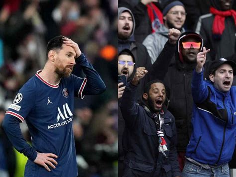 WATCH: "Son of a b*tch; Should fire Messi"- Fans gather outside PSG ...