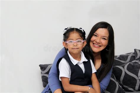 Divorced Single Mom And Year Old Brunette Latina Daughter Enjoy Quality Time After School On