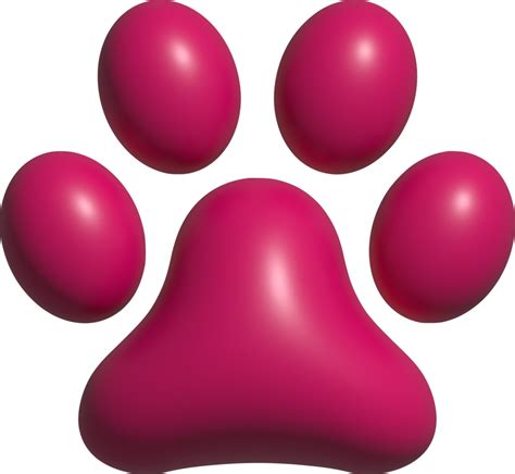 3d Illustration Of Paw Prints 17805899 Png