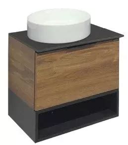 Тумба с раковиной «Comforty» Штутгарт 60 с отверстием под смеситель ...