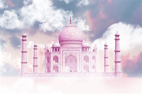 Pink Taj Mahal Aesthetic Sky Remix