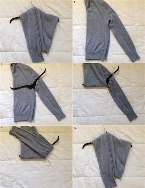 How to Stretch Your Sweater On a Hanger - AllDayChic