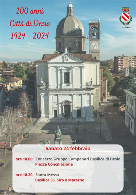 Buon Compleanno Desio Anni Di Citt Comune Di Desio