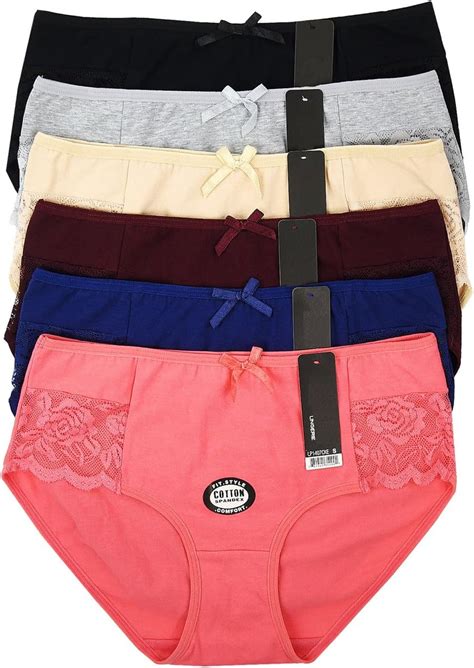 Algod N Extended Bikini Calzones Piezas Color Variety Set Multicolor Amazon Mx Ropa