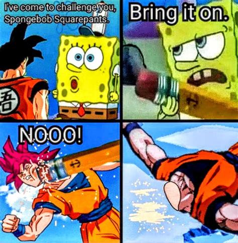 SpongeBob vs Goku | Anime Amino