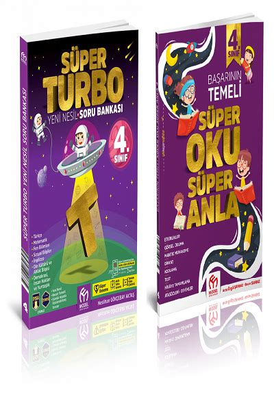 4 Sınıf Turbo Soru Bankası 4 Sınıf Süper Oku Anla 2 Kitap