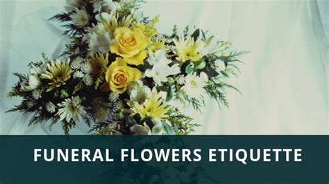 Funeral Flowers Etiquette - Raphaels Gifts