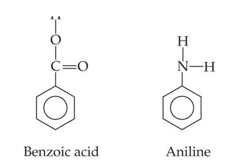 Benzoic Acid C 6 H 5 COOH And Aniline C 6 H 5 NH 2 Are Both