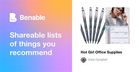 Hot Girl Office Supplies