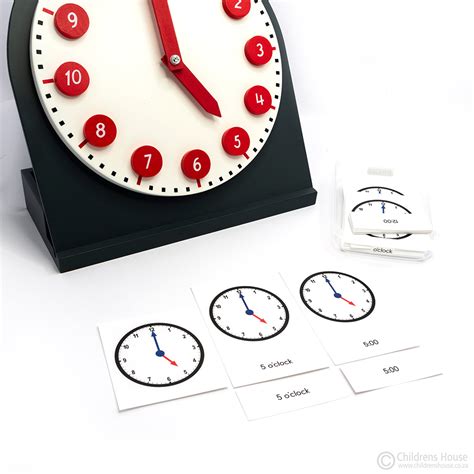 Clock Activity - o'Clock - Childrens House Montessori Materials - what ...