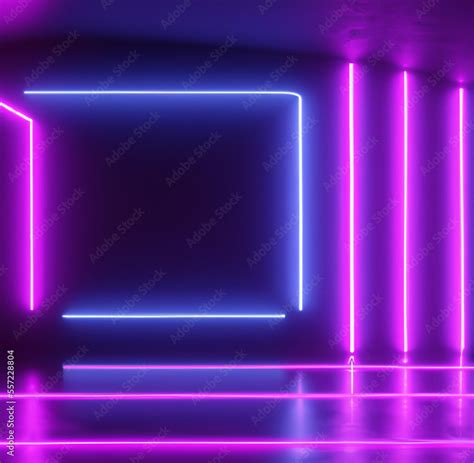 3D render of neon background | Computer Aided neon backgrounds | 3d ...