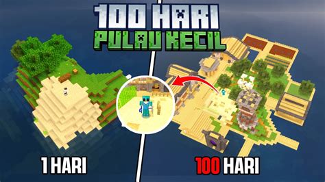 100 Hari Di Pulau Terpencil Di Minecraft YouTube