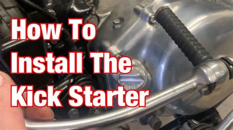 How To Install The Kick Starter On A Cb Cl Honda Motorcycle Youtube