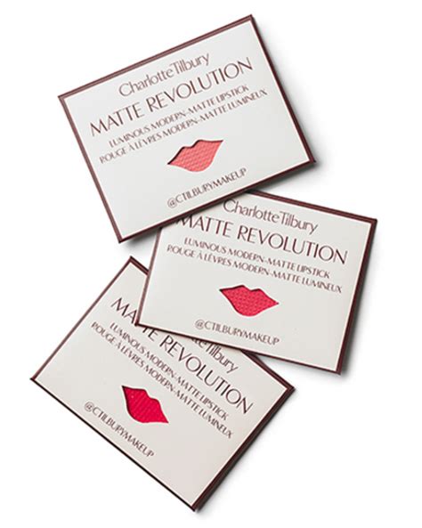 Free 3 Charlotte Tilbury Matte Revolution Lipstick Samples - Gift With Purchase