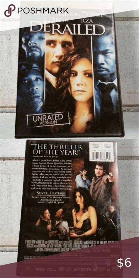 Derailed Dvd Unrated Version Widescreen Clive Owen Jennifer Aniston