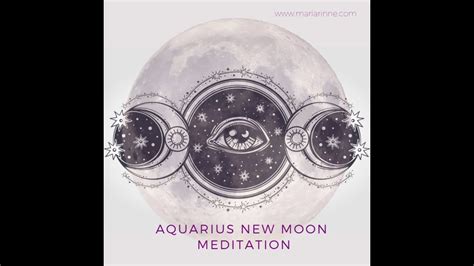 Aquarius New Moon Guided Meditation Youtube