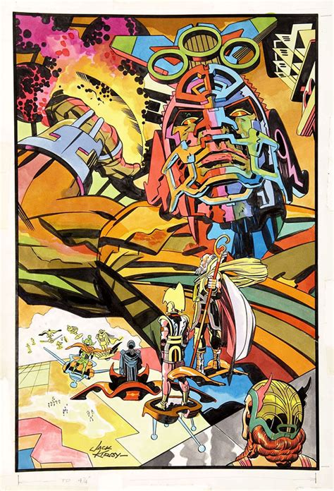 Jack Kirby's 1973 NFL Artwork Is Fantastic, Trippy As Hell ...