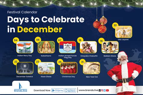 December Month 2023: Celebrate Festivals & Days | Brands.live