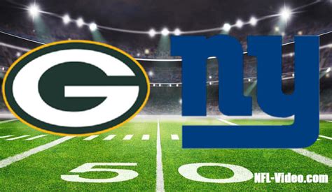 Green Bay Packers vs New York Giants Full Game Replay 2023 NFL Week 14 ...