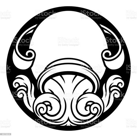 Aquarius Zodiac Horoscope Astrology Sign Stock Illustration Download Image Now Abstract