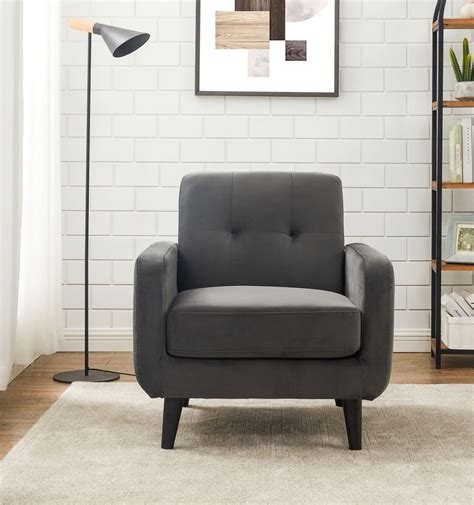 Oslo Chair Graphite Velvet