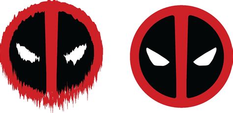 Deadpool Face Svg Digital Instant Download For Cricut Silhouette Etsy