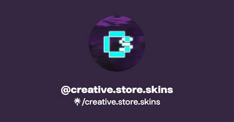 Creative Store Skins Instagram TikTok Linktree