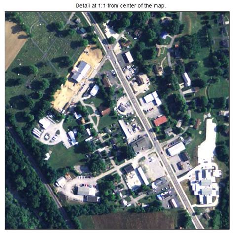 Aerial Photography Map of Falmouth, KY Kentucky