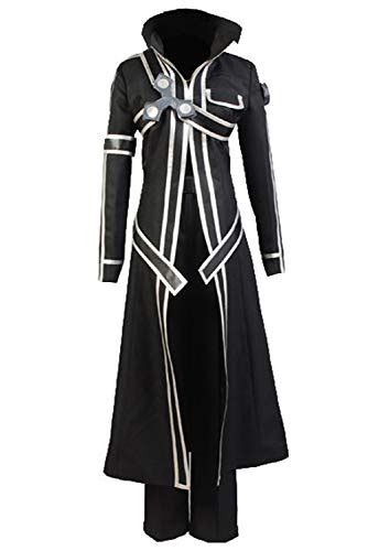 Ya Cos Men S Sword Art Online Kirito Cosplay Costume Battle Suit Black