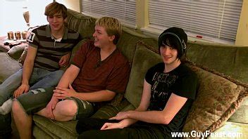 Gay Clip Of Aron Kyle And James Are Suspending Out On The Couch And XVIDEOS