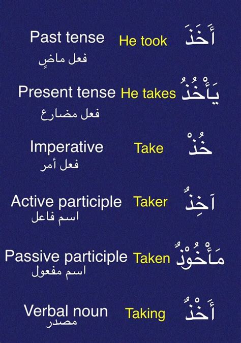 Learning Arabic MSA Fabienne English Language Learning Grammar