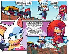 “Nice Rouge and Knuckles moment form Sonic Universe 68. I feel for ...