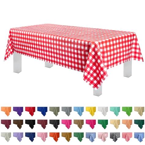 Grandipity Special Events Gingham Disposable Table Covers Pack