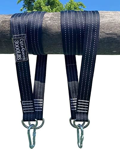 Tree Swing Hanging Straps Kit Holds 2000 Lbs 5ft Extra Long Strap With Safer Lock