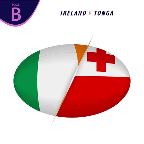 Rugby competition Ireland v Tonga . Rugby versus icon. 29214536 Vector ...