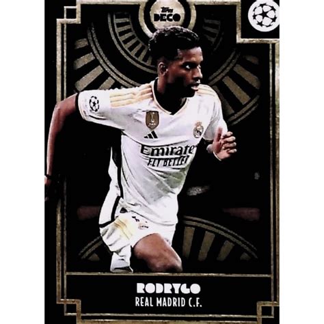 Oferta Trading Card Rodrygo Real Madrid Current Stars Topps Deco Soccer