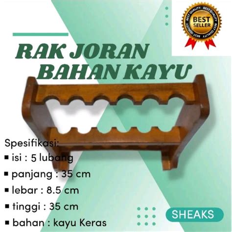 Jual Rak Joran Pancing Kayu Shopee Indonesia