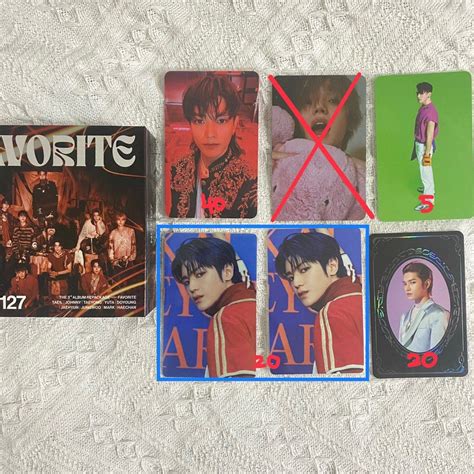 NCT 127 TAEYONG Favorite Kihno Tragic Ver Superm Sticker Set Yearbook