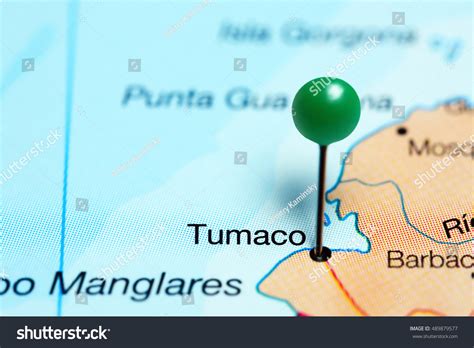 Tumaco Pinned On Map Colombia Stock Photo 489879577 | Shutterstock