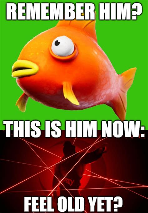 Do you remember Fishstick? This is him now. Feel old yet? : r/FortniteMemes