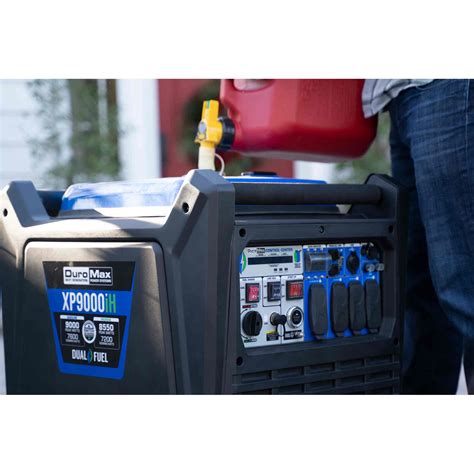 DuroMax XP9000IH Dual Fuel Digital Inverter Hybrid Portable Generator