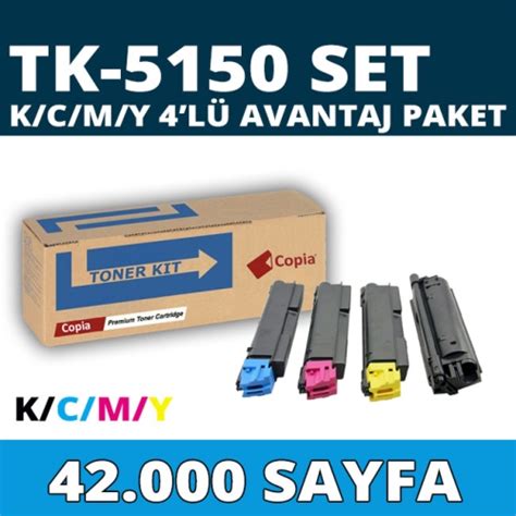 Kopya Copia Ym Tk Set Kyocera Tk Sayfa Renk Mav