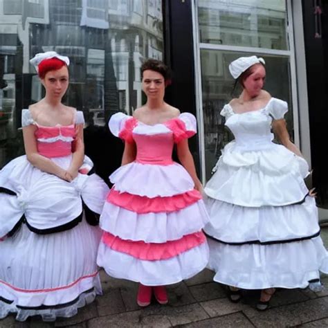 French Maids Dresses Made Of Plastic Stable Diffusion OpenArt